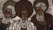 unknow artist The three patriarchs: Abraham, Isaak and Jakob painting